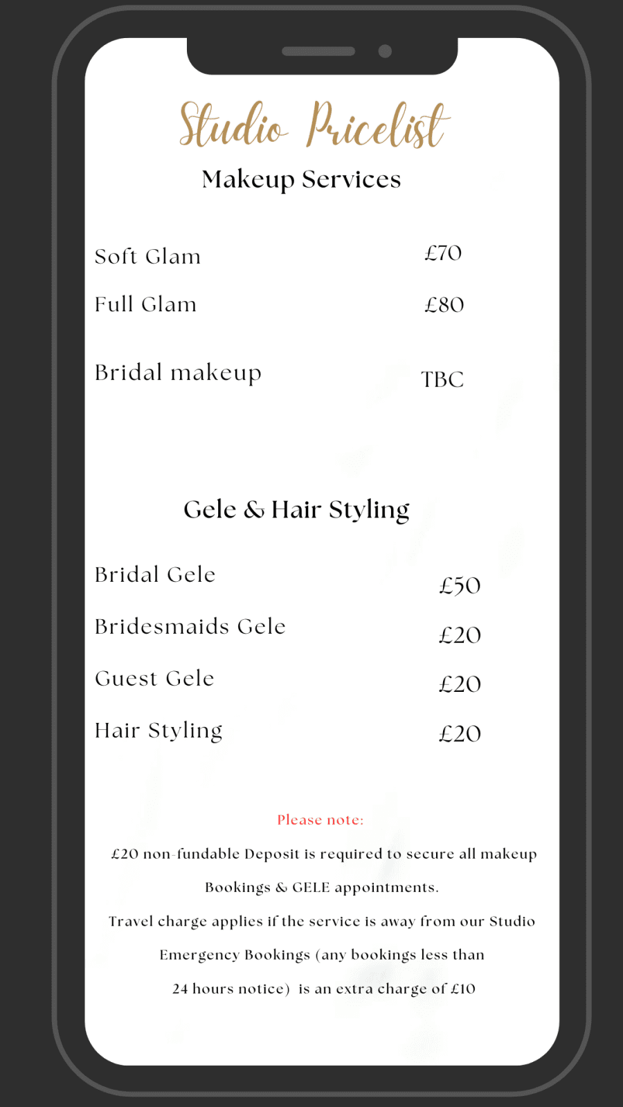Beige & Brown Aesthetic Minimalist Price List Your Story (11)