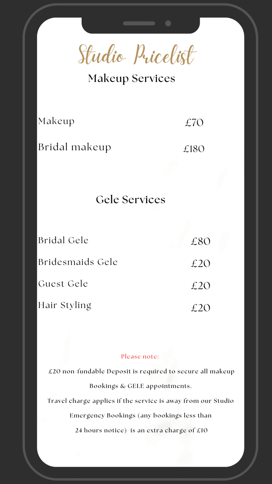 Beige & Brown Aesthetic Minimalist Price List Your Story (9)